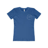 Women's The Boyfriend Tee With Cross Mountain Scene