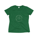 Women's Wicking Tee with Cross Mountain Design