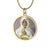 Blessed Mother With Child Necklace