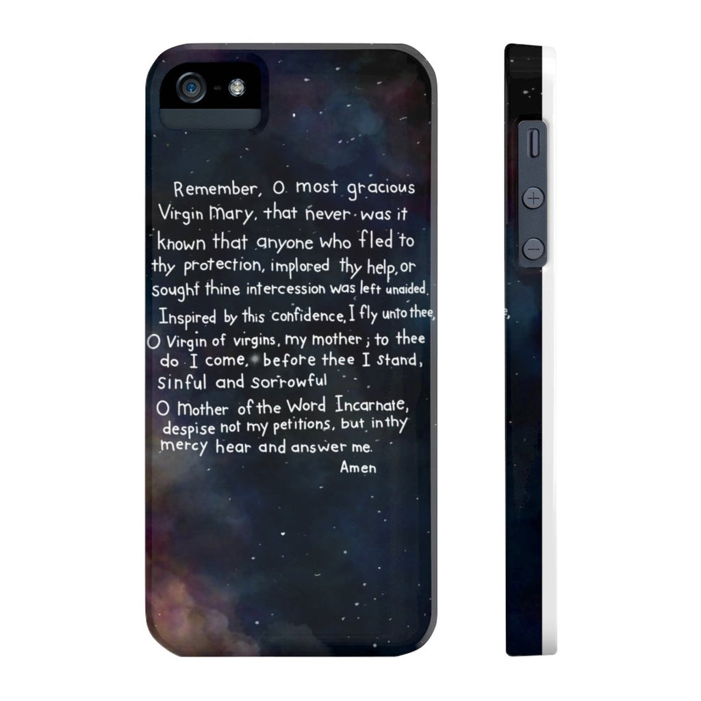 Memorare Prayer - Phone Cases