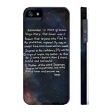 Memorare Prayer - Phone Cases