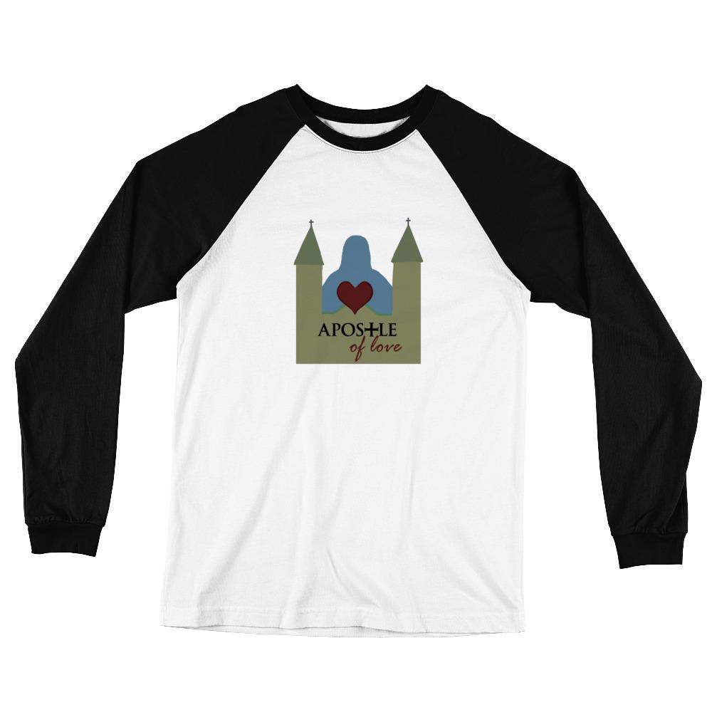 Apostle of Love (Men's Design) Long-Sleeve Baseball T-Shirt