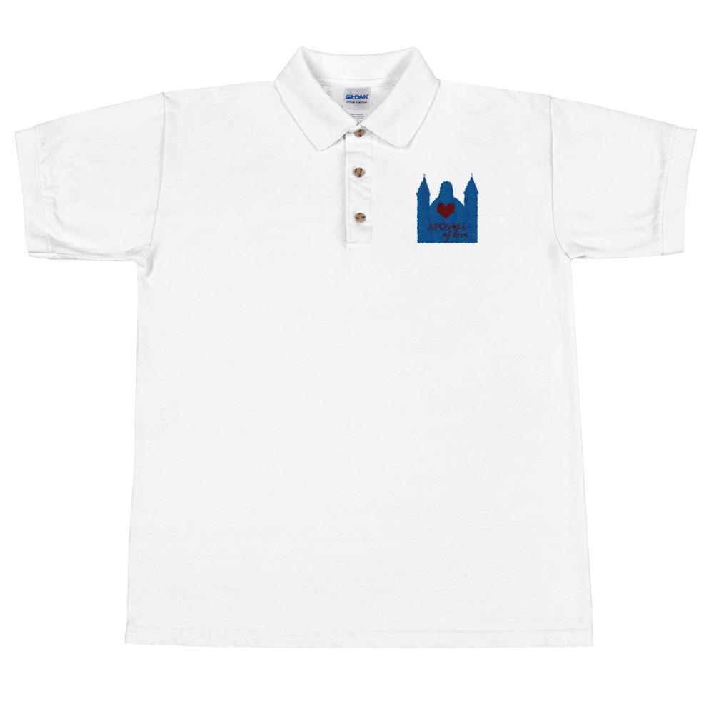 Apostle of Love (Men's Design) Embroidered Polo Shirt