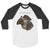 Brother Wolf Embrace 3/4 sleeve raglan shirt