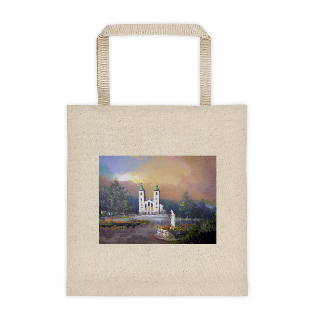 Tote bag With Medjugorje Scene
