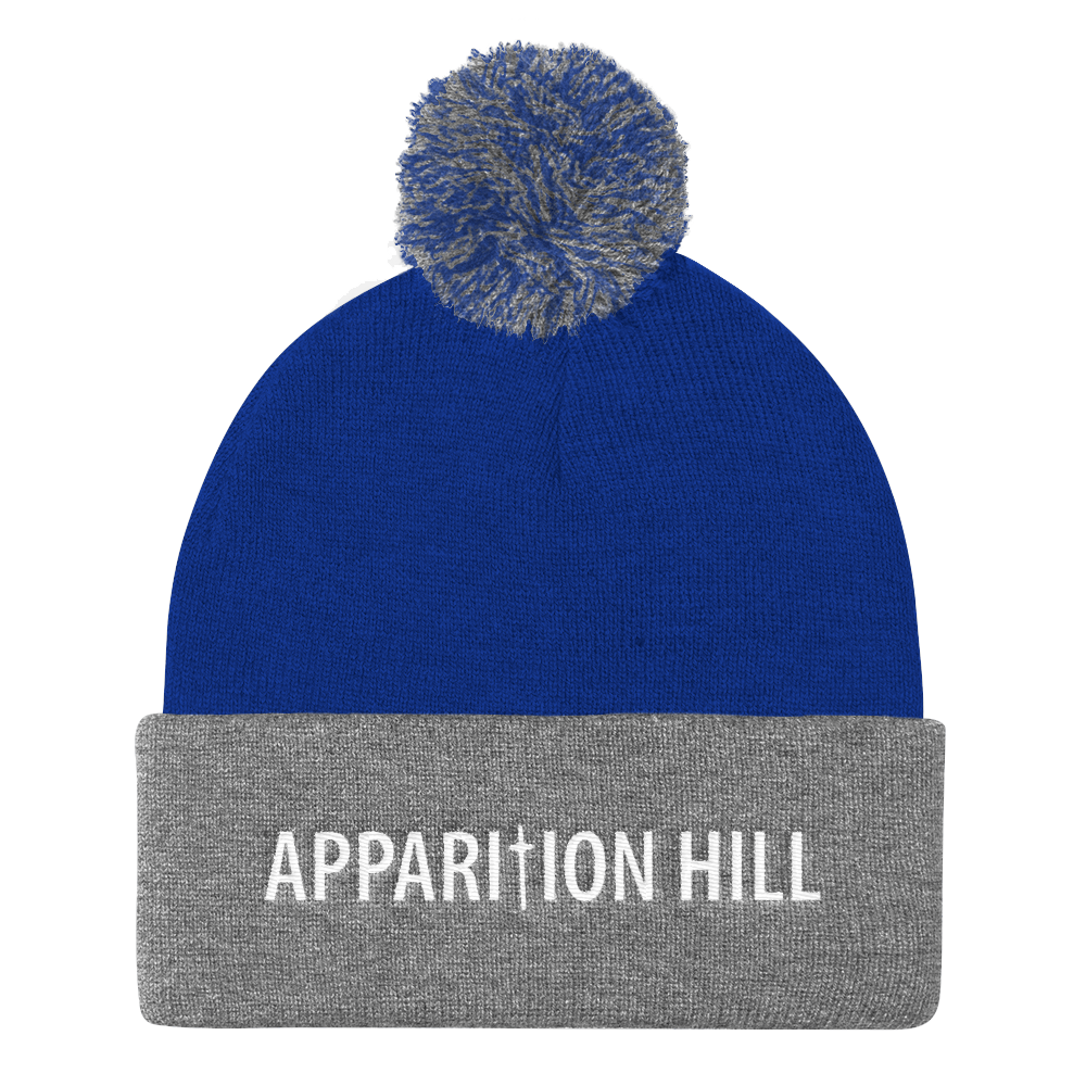 Pom Pom Knit Cap