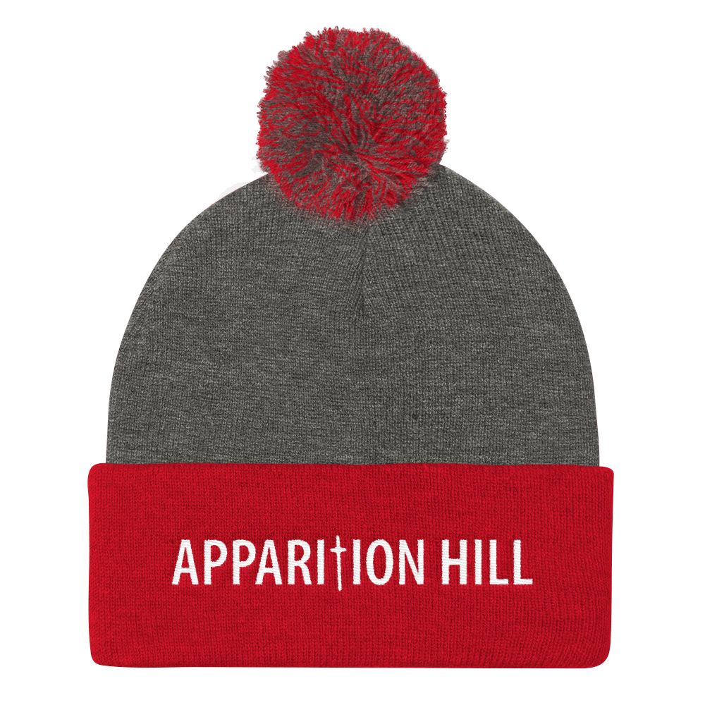 Pom Pom Knit Cap