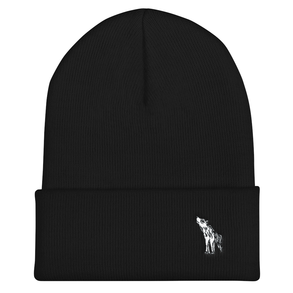 Friendly Wolf Cuffed Beanie