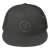 Mesh Back Snapback With Cross Mountain Scene