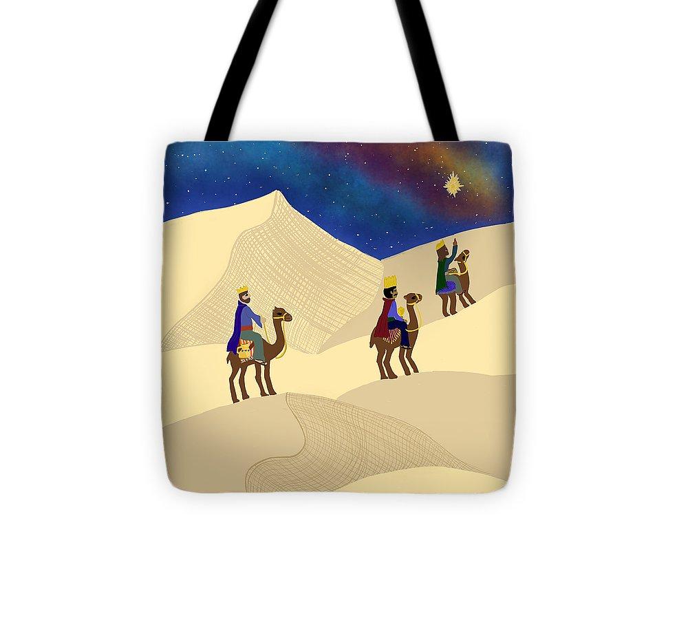 Three Wisemen On A Journey - Tote Bag