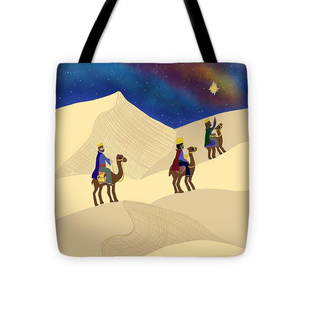 Three Wisemen On A Journey - Tote Bag