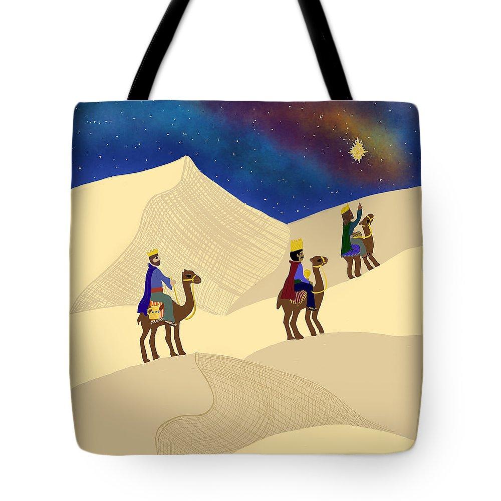Three Wisemen On A Journey - Tote Bag